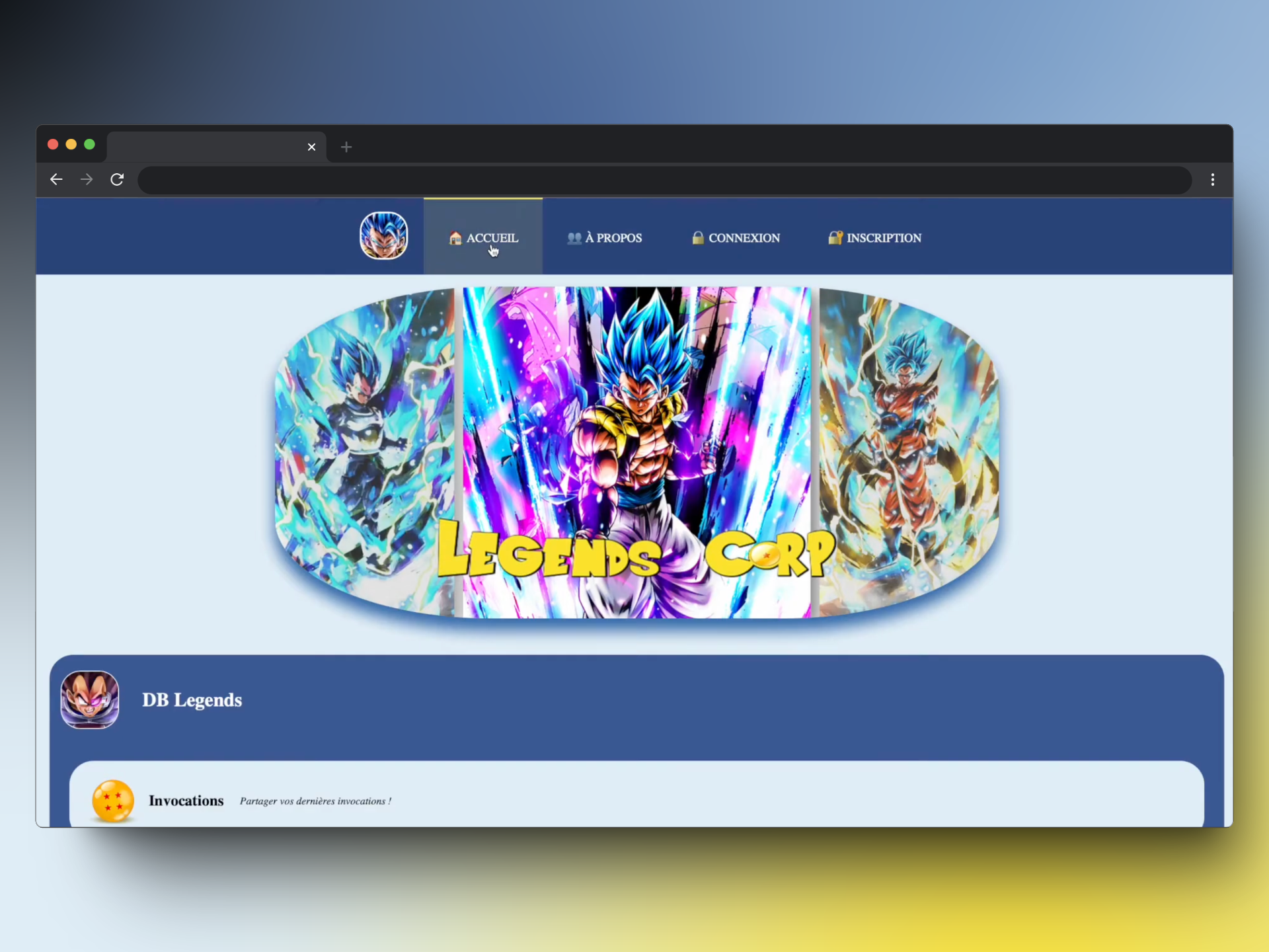 Projet Forum Dragon Ball